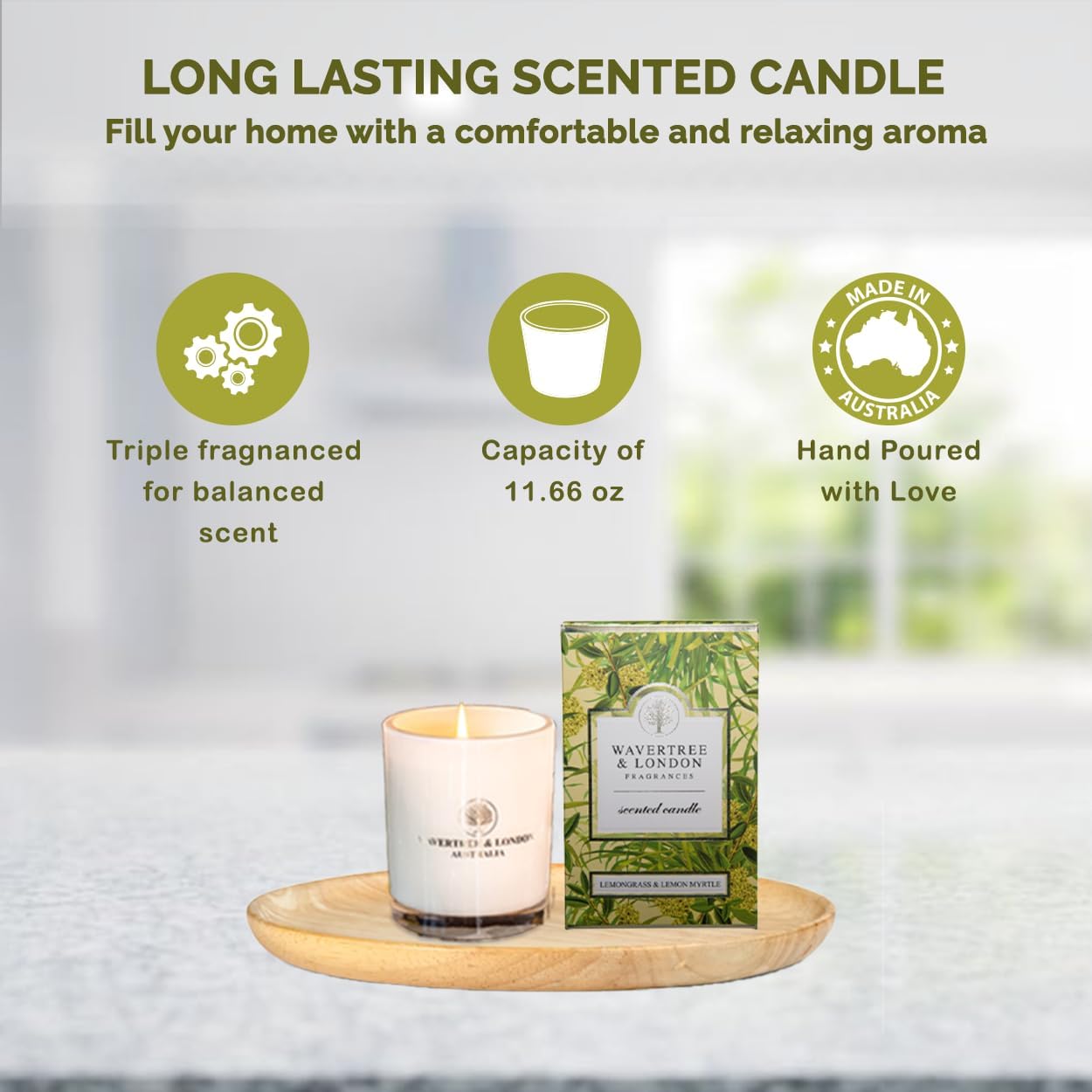 Lemongrass & Lemon Myrtle Candle