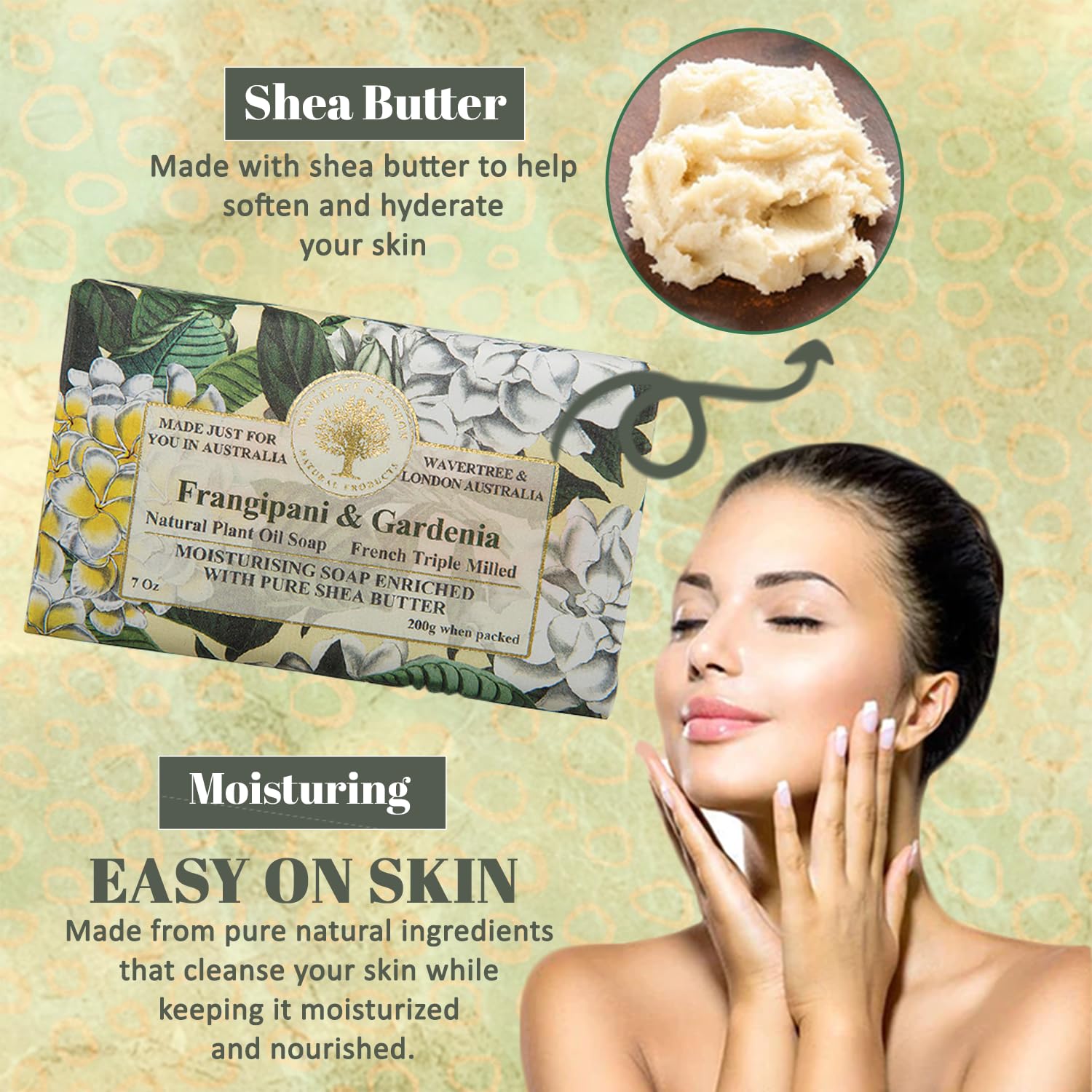 Frangipani & Gardenia Soap Bar 200g